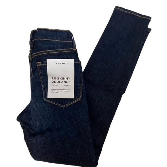 Frame Le Skinny De Jeanne Queens Way Sz 26 NWT - Picture 6 of 12